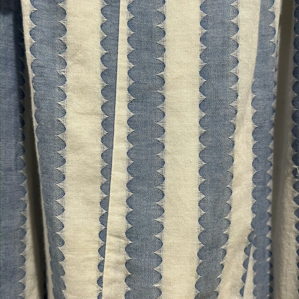Emerson Fry Blue and White Smocked Tiered Sundress - Picture 3 of 3